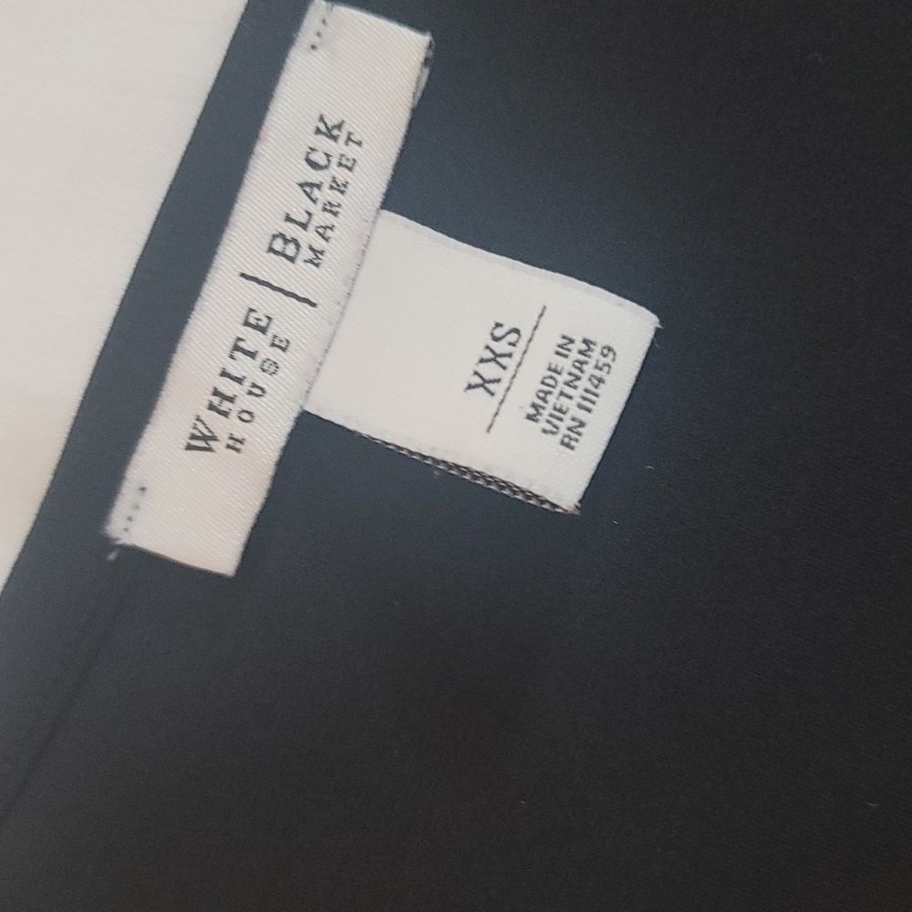WHBM black top size XXS - Picture 5 of 11